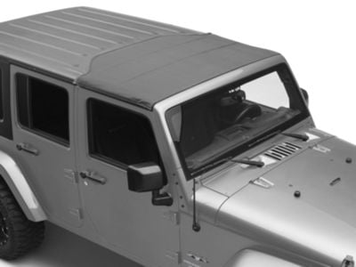 Bestop Sunrider for Factory Hard Tops; Black Diamond (07-18 Jeep Wrangler JK)