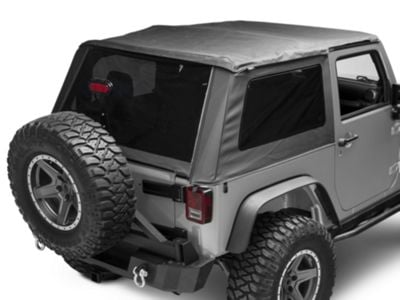 Bestop Trektop NX Glide Soft Top; Black Diamond (07-18 Jeep Wrangler JK 2-Door)