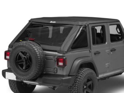 Bestop Trektop NX Soft Top; Black Diamond (18-24 Jeep Wrangler JL 4-Door)