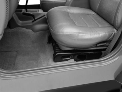 Bestop Underseat Storage Lock Box; Driver Side (97-06 Jeep Wrangler TJ)