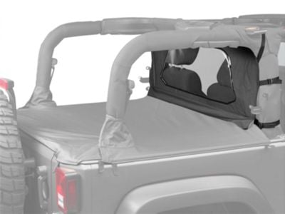 Bestop Windjammer; Black (07-18 Jeep Wrangler JK 2-Door)