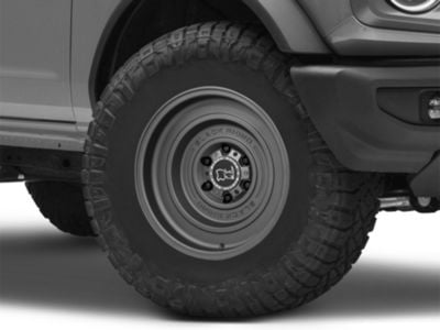 Black Rhino Bronco Arsenal Sand on Black 6-Lug Wheel; 17x9.5