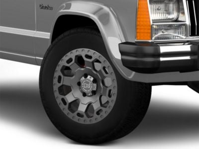 ロッキーチャクのほん Black Rhino Jeep Grand Cherokee York Matte Black Wheel; 17x8