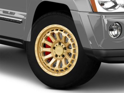 その他 GUMI Black Rhino Jeep Grand Cherokee Raid Gold Wheel; 18x9.5