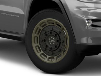 Giant - あっくん Black Rhino Jeep Wrangler Chase Brushed Gunmetal Wheel; 17x9