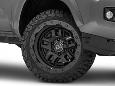 Black Rhino Tacoma Barstow Textured Matte Black 6-Lug Wheel