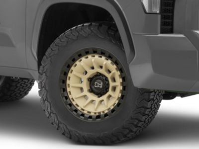 Black Rhino Tundra Barrage Desert Sand on Matte Black 6-Lug