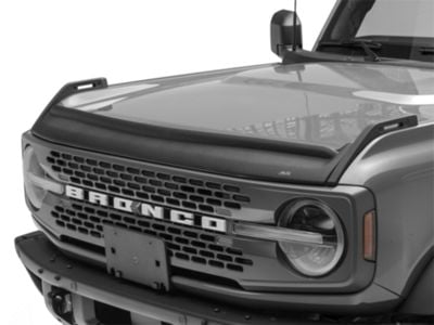 Aeroskin II Hood Protector; Textured Black (21-24 Bronco, Excluding Raptor)
