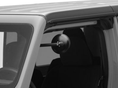 CMM Offroad Jeep Wrangler A-Pillar Side Mirror with Base Mount and 6