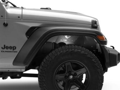 Combat Off Road Battle Ready Aluminum Inner Fender Kit; Front (20-24 Jeep Gladiator JT)