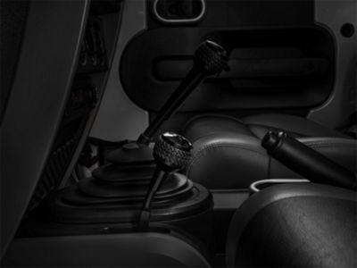 DV8 Offroad 4WD Shifter Knob; Black (07-18 Jeep Wrangler JK)