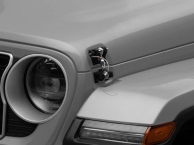 DV8 Offroad Hood Hold Downs (18-24 Jeep Wrangler JL)