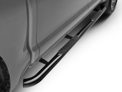 RedRock 3-Inch Side Step Bars; Black (07-21 Tundra CrewMax)
