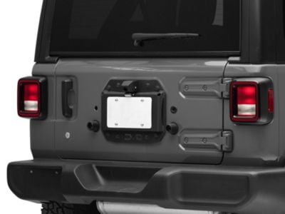 DV8 Offroad Spare Tire Delete with Backup Camera Mount (18-24 Jeep Wrangler JL)