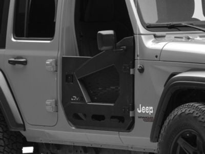 DV8 Offroad Spec Series Half Doors; Front (18-26 Jeep Wrangler JL)