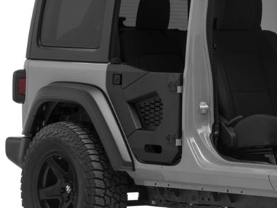 DV8 Offroad Spec Series Half Doors; Rear (18-26 Jeep Wrangler JL 4-Door)