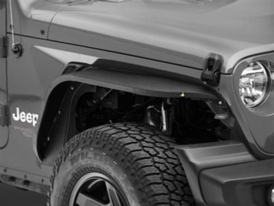 DV8 Offroad Jeep Wrangler Slim Fender Flares with LED Turn