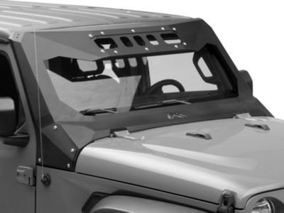 Fab Fours Jeep Wrangler ViCowl Windshield Protector; Matte Black JL3020-1 (18-24 Jeep Wrangler JL, Excluding 4xe) - Free Shipping Fab Fours Jeep Wrangler ViCowl Windshield Protector; Matte Black JL3020-1 (18-24 Jeep Wrangler JL, Excluding 4xe) - Free Shipping