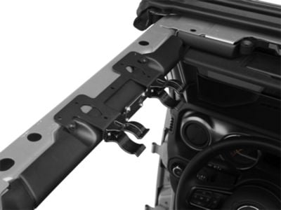 Fishbone Offroad Front Roll Bar Flashlight Mount (18-24 Jeep Wrangler JL 4-Door)