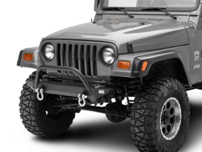 Fishbone Offroad Piranha Front Bumper with Winch Guard (97-06 Jeep Wrangler TJ)