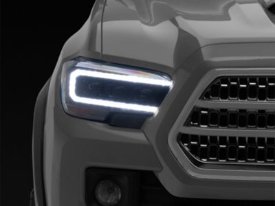 Form Lighting Sequential LED Projector Headlights; Black Housing; Clear Lens (16-23 Tacoma)