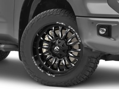 Fuel Wheels Tundra Arc Gloss Black Milled 5-Lug Wheel; 20x9