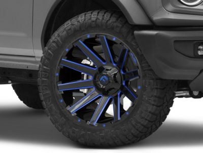 ニリント　ブリキ　アーリーブロンコ Black Rhino Bronco Alpha Midnight Blue 6-Lug Wheel; 20x10
