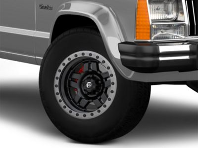 Fuel Wheels Jeep Cherokee Anza Matte Black Wheel; 15x8; -18mm
