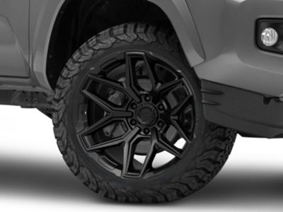 Fuel Wheels Tacoma Flux Blackout 6-Lug Wheel; 20x9; 20mm Offset
