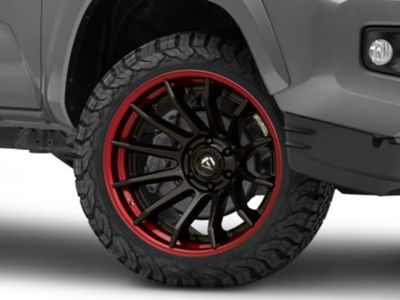 Fuel Wheels Tacoma Fusion Forged Burn Matte Black with Candy