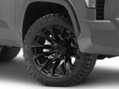 Fuel Wheels Tundra Flame Blackout 6-Lug Wheel; 22x10; -18mm Offset