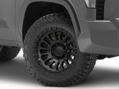 Fuel Wheels Tundra Rincon Matte Black with Gloss Black Lip 6-Lug