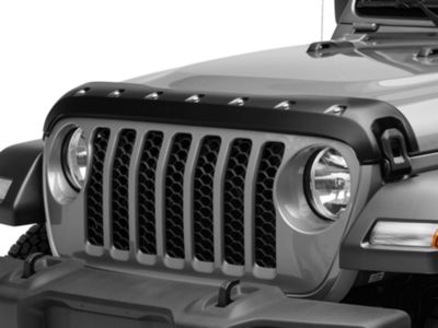 Premium Bolt-On Look Hood Deflector; Smooth (20-24 Jeep Gladiator JT, Excluding Mojave)