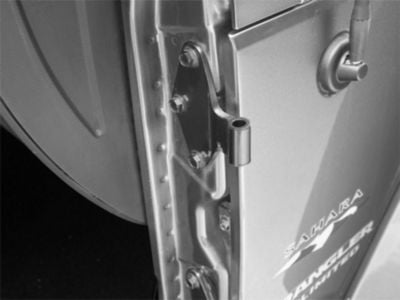 Door Hinge Liner Kit with Installation Tool (07-18 Jeep Wrangler JK 4-Door)