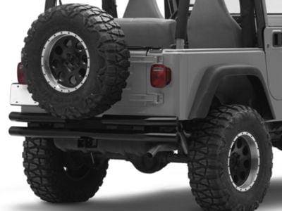 Double Tube Rear Bumper (76-06 Jeep CJ5, CJ7, Wrangler YJ & TJ)