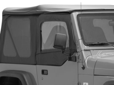 ティジェドーム TJ Jeep TJ Replacement Soft Top With Upper Doors For 97-06
