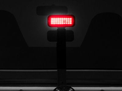 LED Third Brake Light and Extender; Black (76-18 Jeep CJ5, CJ7, Wrangler YJ, TJ & JK)