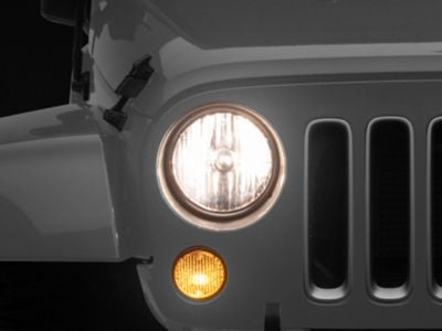 Replacement Halogen Headlight; Passenger Side (07-18 Jeep Wrangler JK)