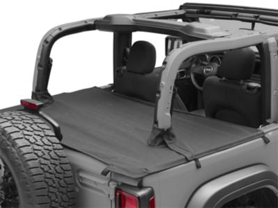 Tonneau Cover; Black Diamond (18-24 Jeep Wrangler JL 2-Door)