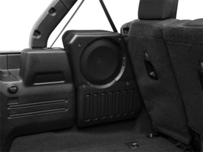 JL Audio Stealthbox; 2 OHMS; Driver Side (18-24 Jeep Wrangler JL 4-Door)