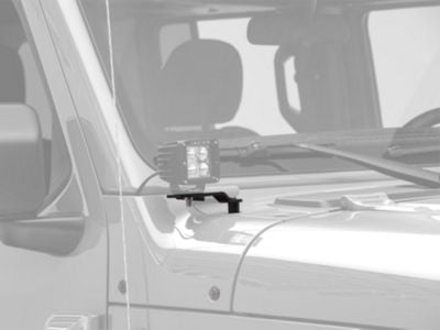 KC HiLiTES A-Pillar/Cowl Light Mounts (18-24 Jeep Wrangler JL, Excluding Rubicon 392)