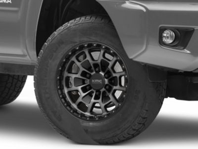 KMC Tacoma Summit Satin Black with Gray Tint 6-Lug Wheel; 17x8.5