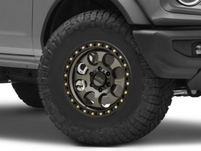 KMC Bronco Riot SBL Anthracite with Satin Black Lip 6-Lug