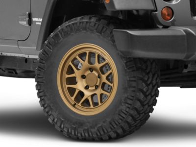 KMC Canyon Matte Bronze Wheel; 17x8.5; 0mm Offset (07-18 Jeep Wrangler JK)