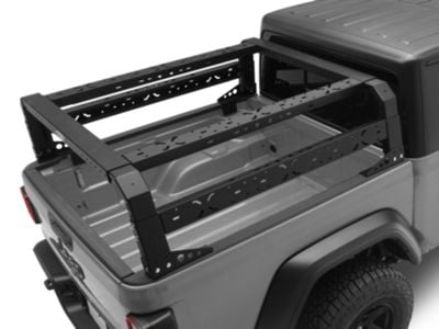 LoD Offroad Black Ops Bed Rack; Black Texture (20-26 Jeep Gladiator JT)