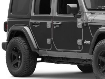 Mek Magnet Magnetic Body Armor; Matte Black (18-24 Jeep Wrangler JL 4-Door)