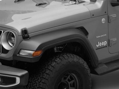 Mopar Fender Flare; Front Left (18-24 Jeep Wrangler JL)