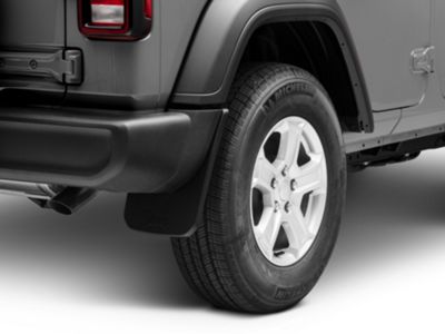 Mopar Rear Molded Splash Guards (18-24 Jeep Wrangler JL, Excluding Rubicon)