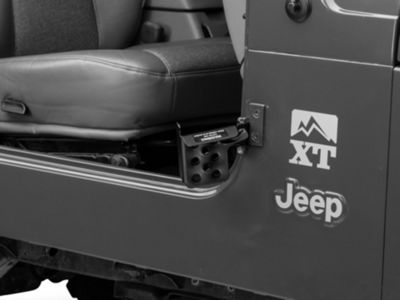 M.O.R.E. Exterior Door Pedal; Passengers Side (97-06 Jeep Wrangler TJ)