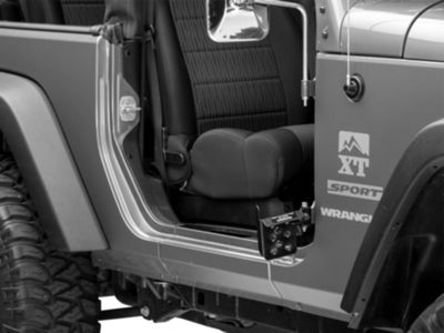 M.O.R.E. Exterior Door Pedal; Passengers Side (07-18 Jeep Wrangler JK)